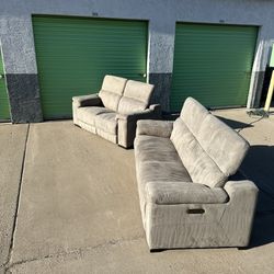 Electric Recking Loveseat Set Delivery Available 