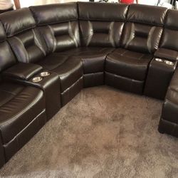 Sectional Recliner Sofa Set 