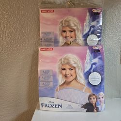 New! Frozen Disney Elsa Child Wig $8 Each (2 Available)