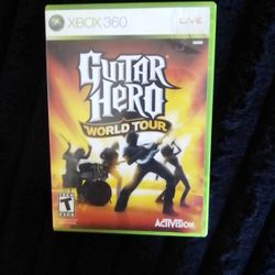 XBOX 360 GUITAR HERO WORLD TOUR
