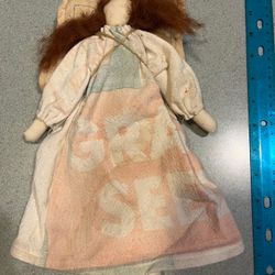 Grain Seed Sack Angel Doll-1940S-Primitive Folk Art