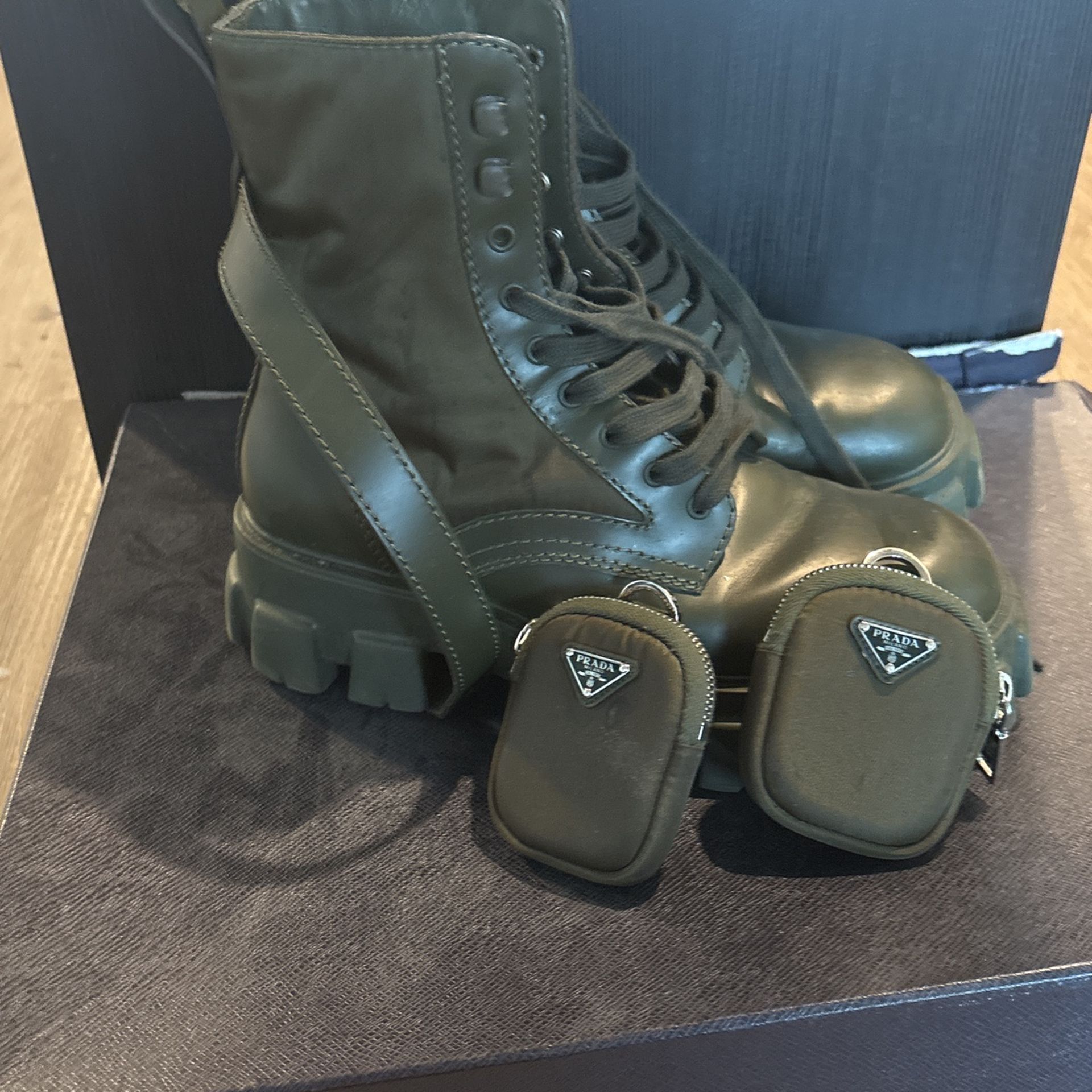 Prada Men Boots Sz 42 