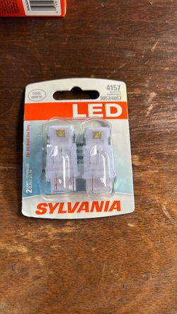 SYLVANIA 4157 LED White Mini Bulb, Daytime Running Light, 2 Bulbs