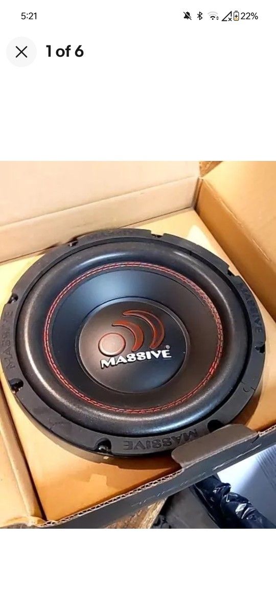 Massive 10" Subwoofer Dual Coil