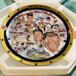 Mickey Mantle Plate