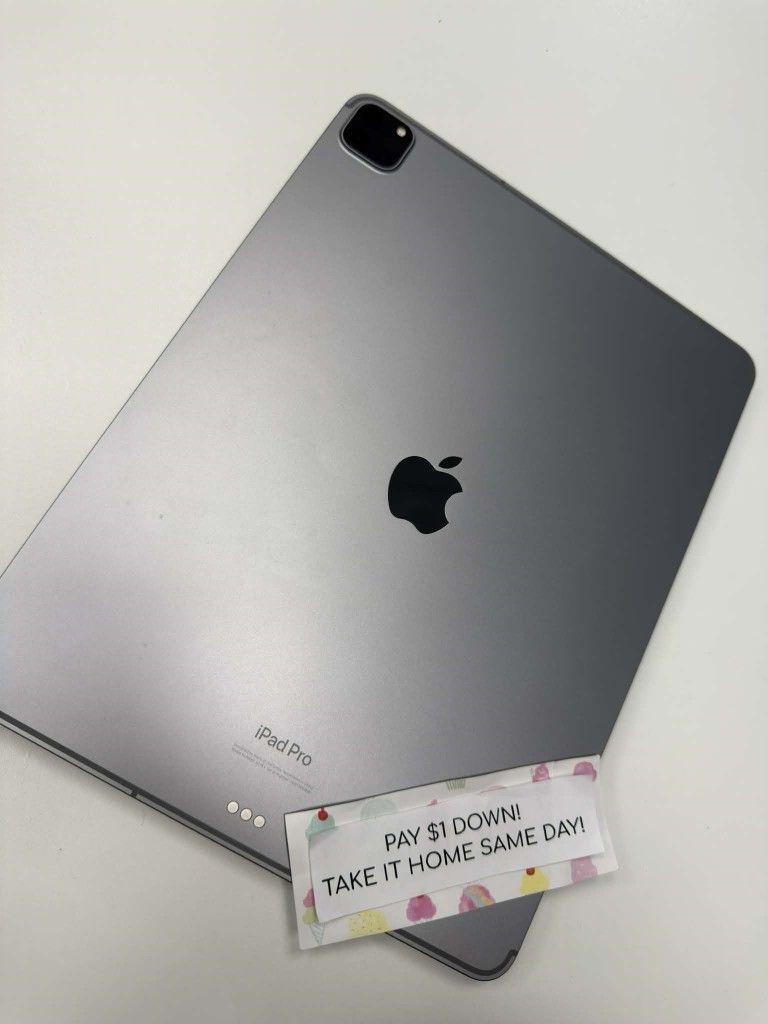 Apple iPad Pro 12.9 Inch 6th Gen Tablet - Pay $5 today and the rest later!!