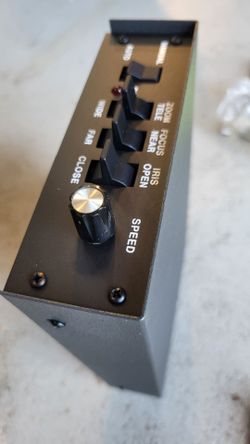 Camera Lens Controller with Zoom Focus Iris