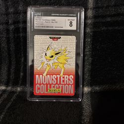Cgc 8 Jolteon Bandai Carcass Red Card 