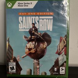 Saints Row Day One Edition Xbox Series X Factory Sealed