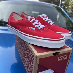 Red Vans Low 
