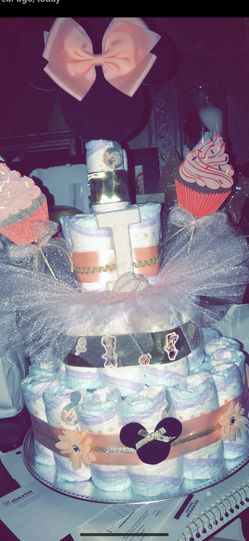 Diaper cakes for baby showers gifts and decor