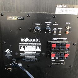 Polk Audio PSW-10 Powered Subwoofer