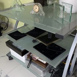 Entertainment Glass Table