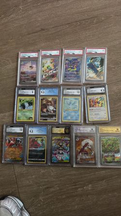 Graded Pokémon Card Lot PSA CGC