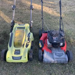 2 Lawnmowers — THEY DO NOT WORK 