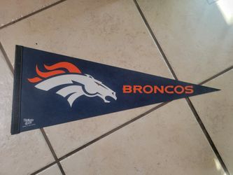 Denver Broncos Pennant 12 X 30 Inches