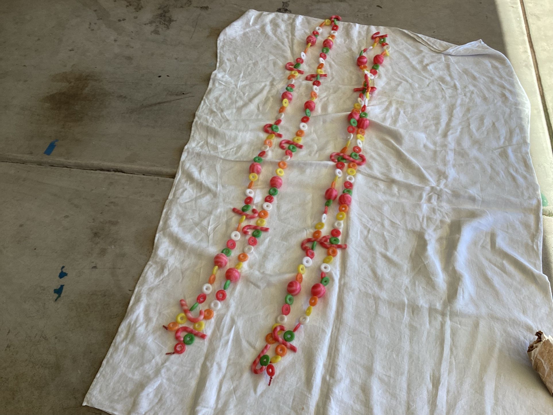 Vintage Candy Cane Garlands Christmas Tree Decoration