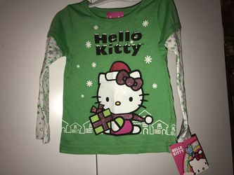 NWT 24 Months Hello Kitty Christmas Shirt
