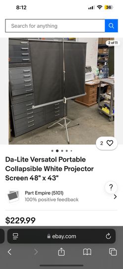 Da-lite Versatol Projection Scree