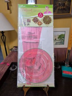 Clover Trace 'n Create Quilt Templates Dresden Plate & Fan Collection
