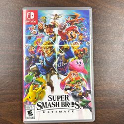 Super smash brothers ultimate Nintendo switch game