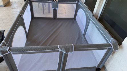 Large Baby Playpen with Mesh Sides
