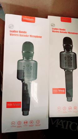 Brand new🔥🔥🔥wireless bluetooth karaoke microphone with case($29 each