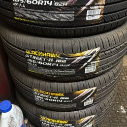 185/60/14 Blackhawk Tires 🛞 