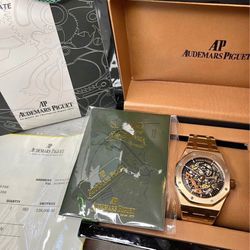Luxury Rose gold watch