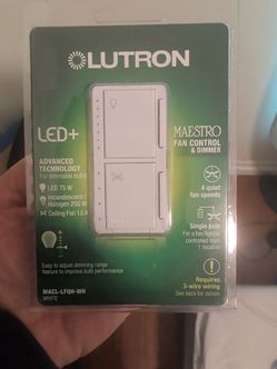 Lutron Maestro Fan Control & Dimmer