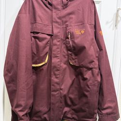 SKI JACKET Men’s XL MOUNTAIN HARDWEAR Winter Snowboard Snow Shell DryQ