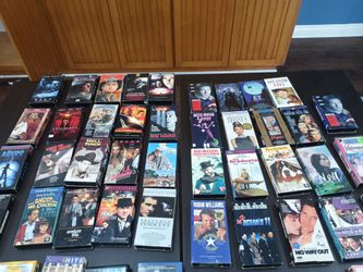 VHS movie lot