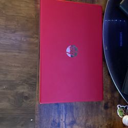 Red Hp Laptop 15.6