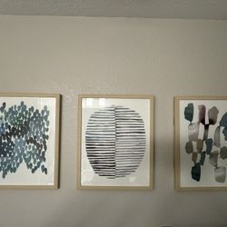 Art Work , Wall Clock, Floor Lamp