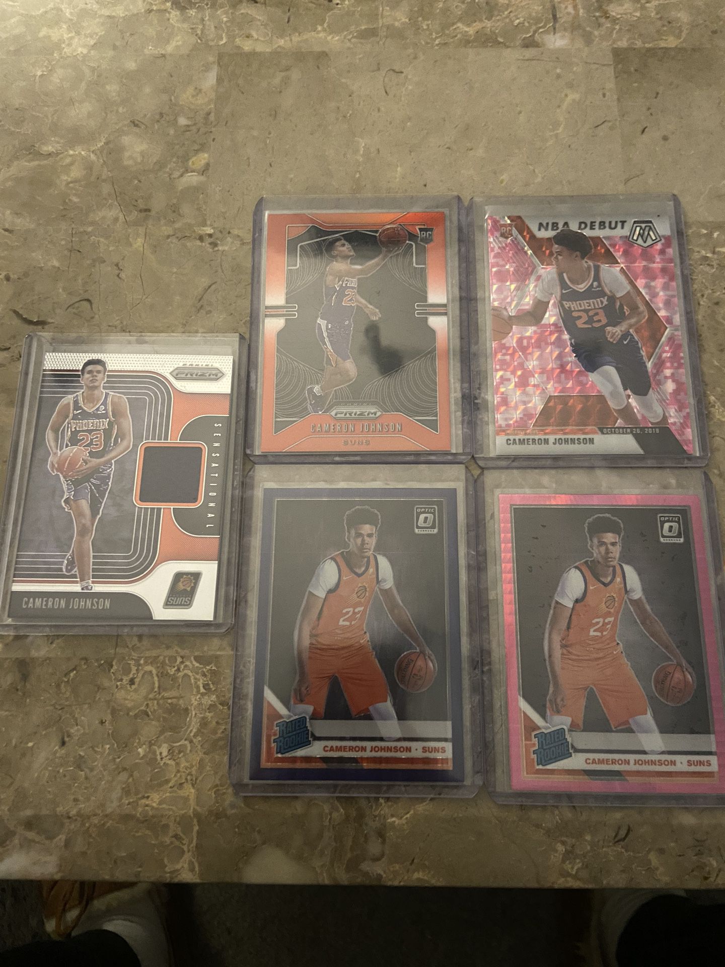 Cameron Johnson Lot Of 5 Rookie Cards