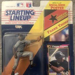 Starting Lineup 1992 Frank Thomas Action Figure Chicago White Sox SLU MLB $10
