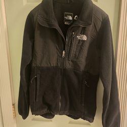 The Northface Women's Black Zip Up Fleece Jacket Size Small 