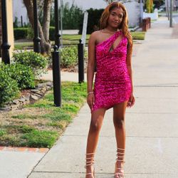 Pink Homecoming Dress 