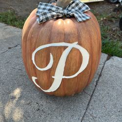 Pumpkin with a P