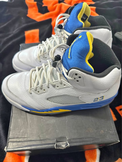 Air Jordan retro 5 Laney golden state warriors size 10 men’s