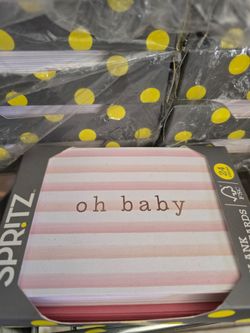 Pink Oh Baby Cards