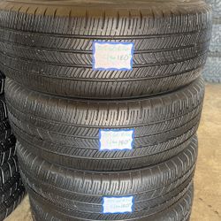 🛞SET OF 4 USED TIRES🛞 205/60/16 MICHELIN •INSTALL/BALANCE INCLUDED•