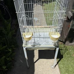 Bird Cage With Stand 4 Feet Tall