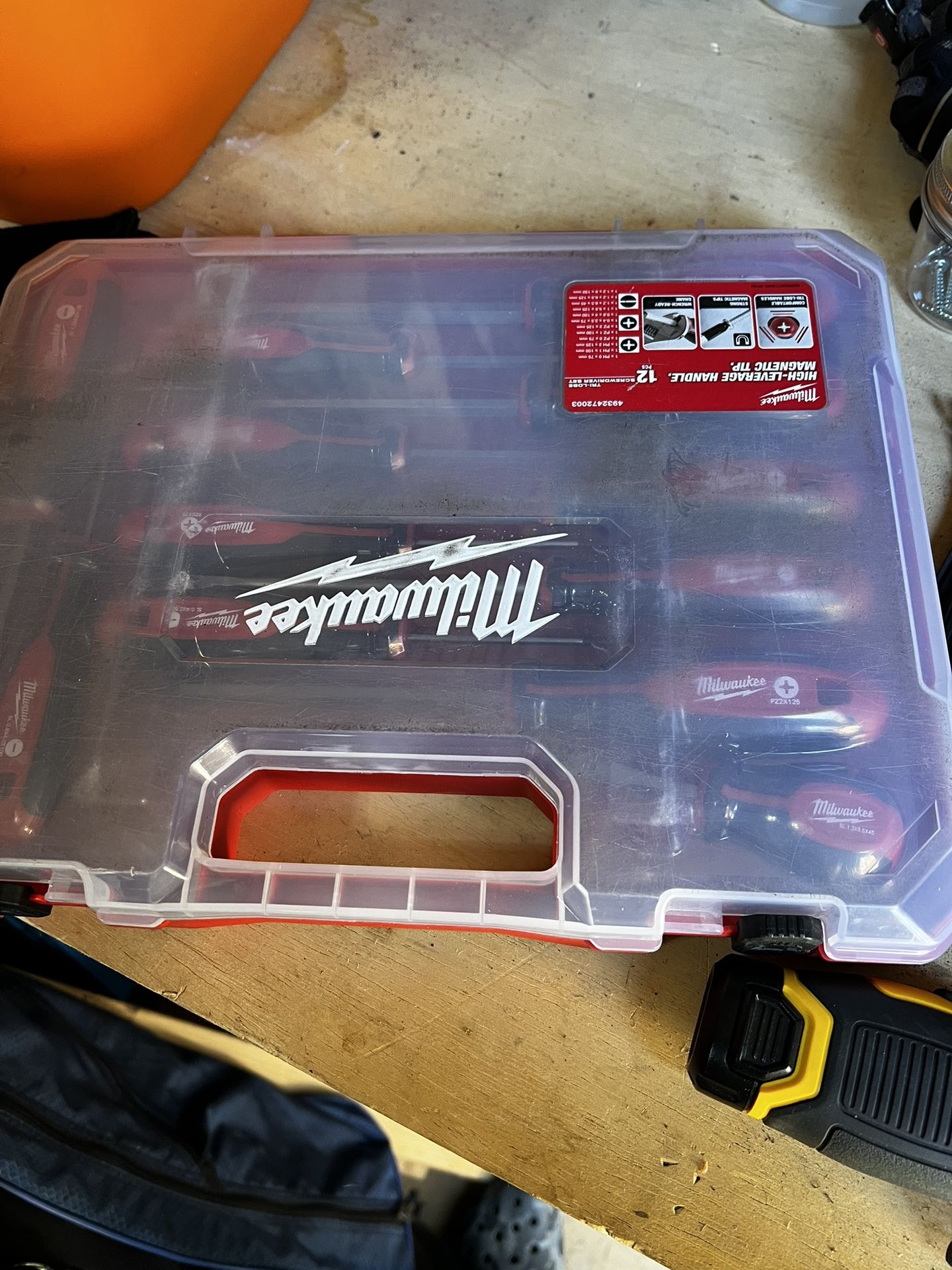 Milwaukee Phillips/Flat Head/Square Hex Drive Screwdriver Set