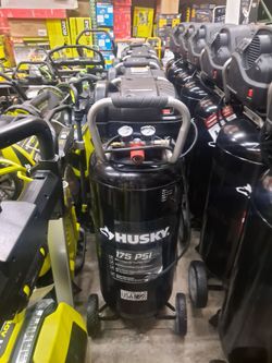 Husky 20 Gal. 175 PSI Oil Free Portable Vertical Electric Air Compressor