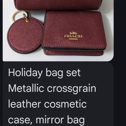Brand New Authentic Coach Holiday Bag Set 