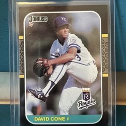 David Cone Star Baseball Player - 1987 Donruss #502 Rookie