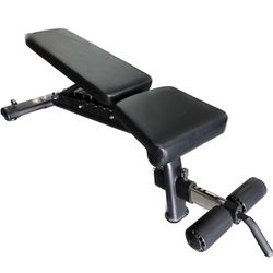 Adjustable weight bench brand new still in the box.  three positions with different variations, incline, decline, and flat