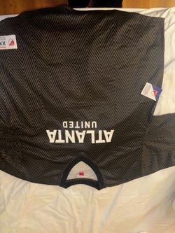 Atlanta United FC Adidas Black Gold MLS Soccer Jersey NWT