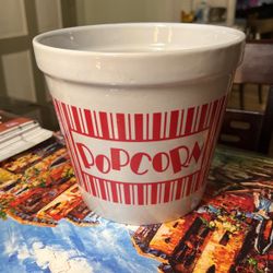 CERAMIC POT FOR PLANT OR POPCORN 